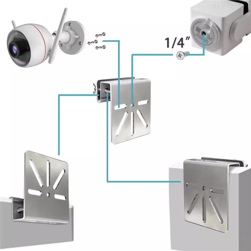 T24C 3 Pack Gutter Mount Brack - đánh giá và giá Eufy Camera S340