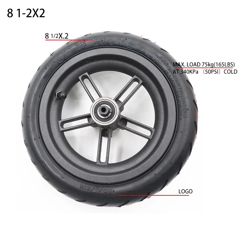 8 1/2x2 Pneumatic Rear Wheel 8 - đánh giá và giá Xiaomi Hub Mijia Hub