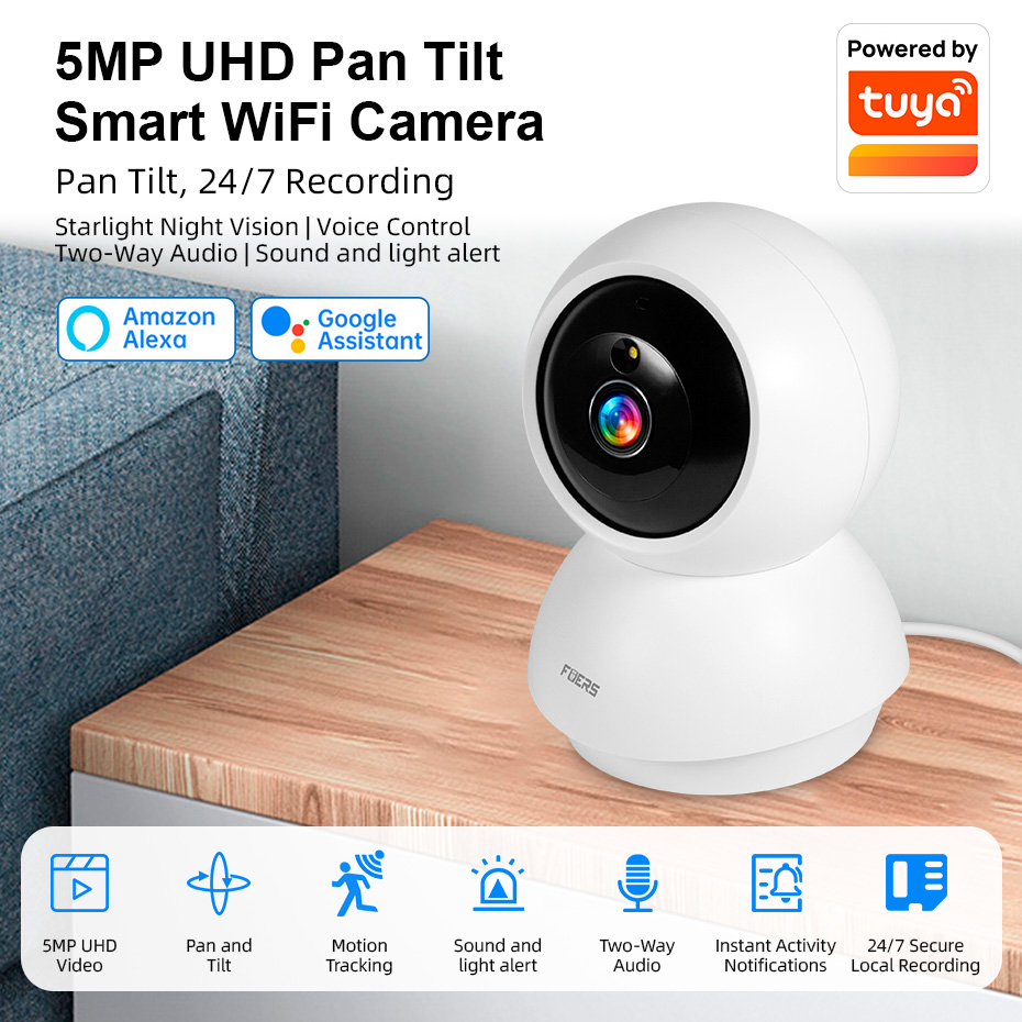 Fuers 3MP IP Camera Tuya nhà t - đánh giá và giá Eufy Camera E220