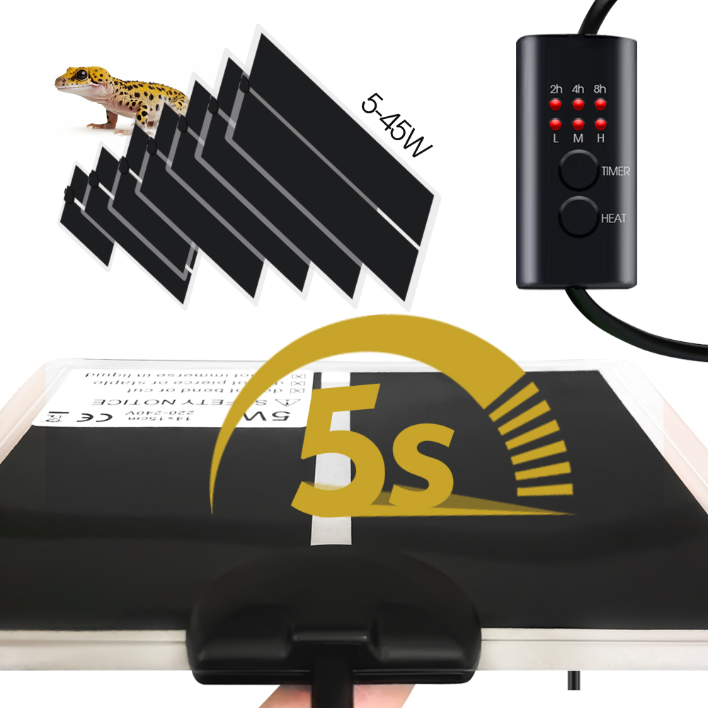 EU Plug 5-20W Reptiles Adjusta - đánh giá và giá Heat Mat Seedling